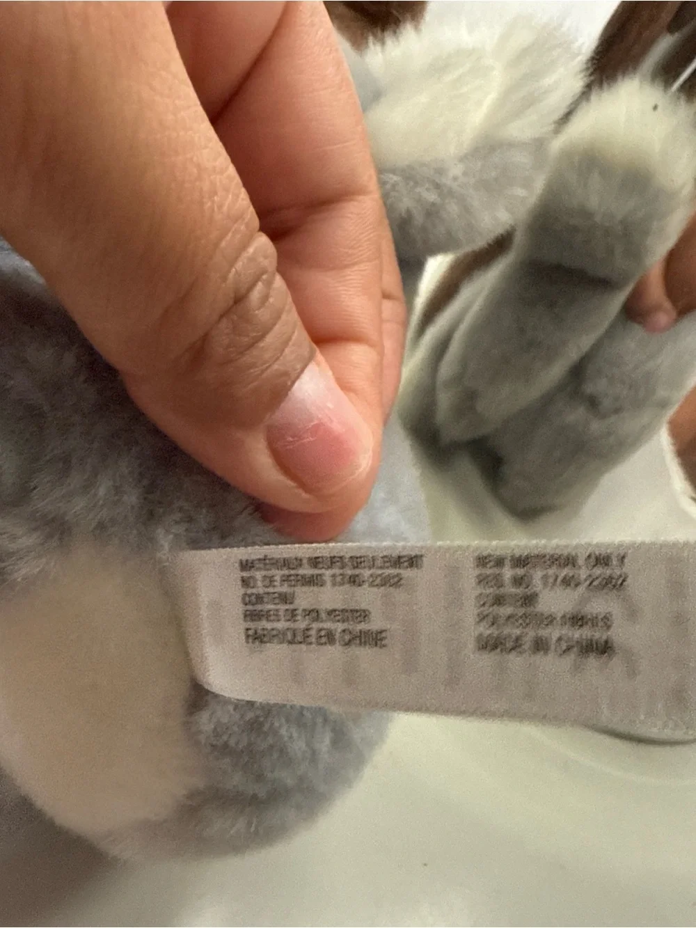 American Girl Gray and White Koala Plush Toy
